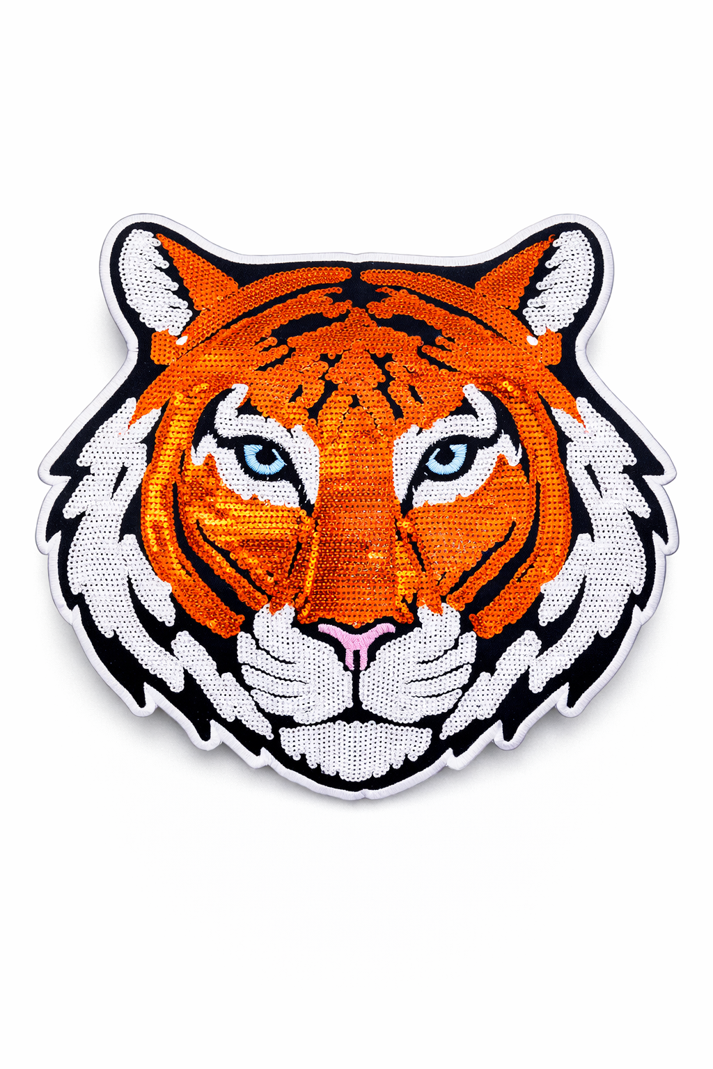 Tiger Face - Sequin Patch